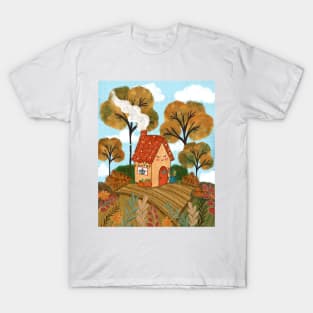 Sweet cozy autumn house T-Shirt